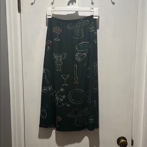LISA SAYS GAH Lauren midi skirt set the table